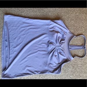 Dark lavender Fabletics workout tank